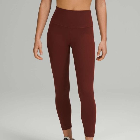 Lululemon Wunder Train HR Tight 25" - Size 20 ~ Date Brown - NWT - Picture 1 of 5